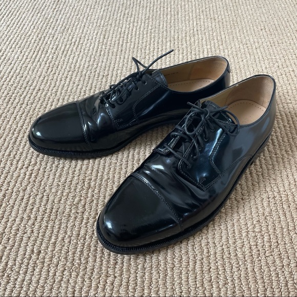 Cole Haan Caldwell Oxford black patent leather dress shoe main image 8
